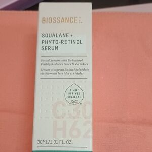 Biossance Squalane + Phyto-Retinol Serum - Cream and Green